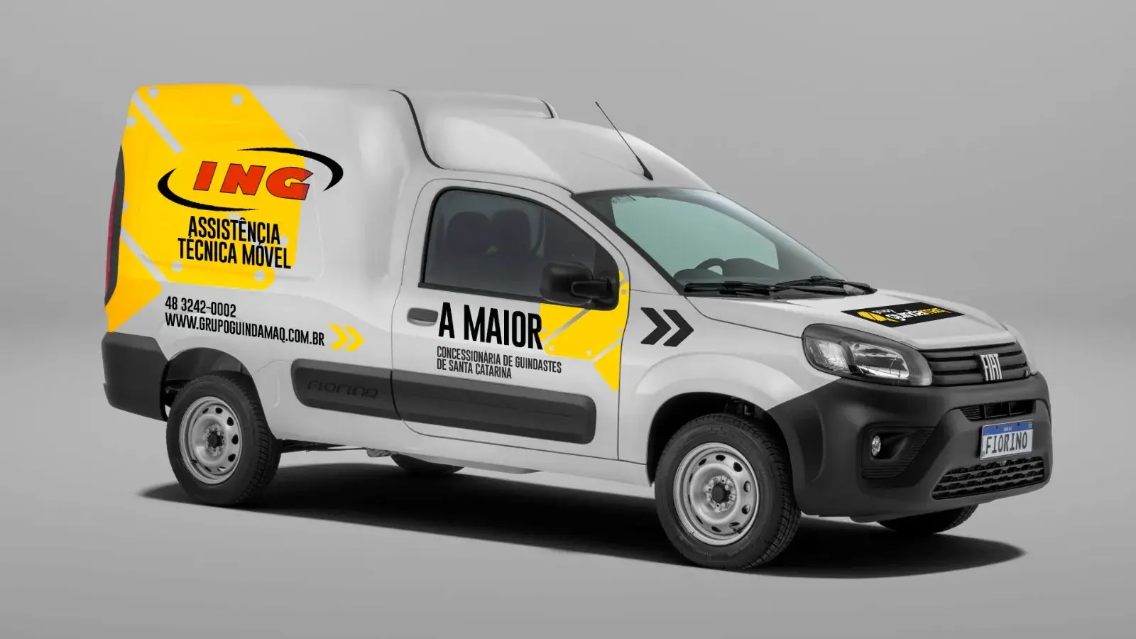 Guindamaq Unidade Móvel Comodidade e praticidade para Itajai e região, realizando assistencia técnica do seu equipamento ING.